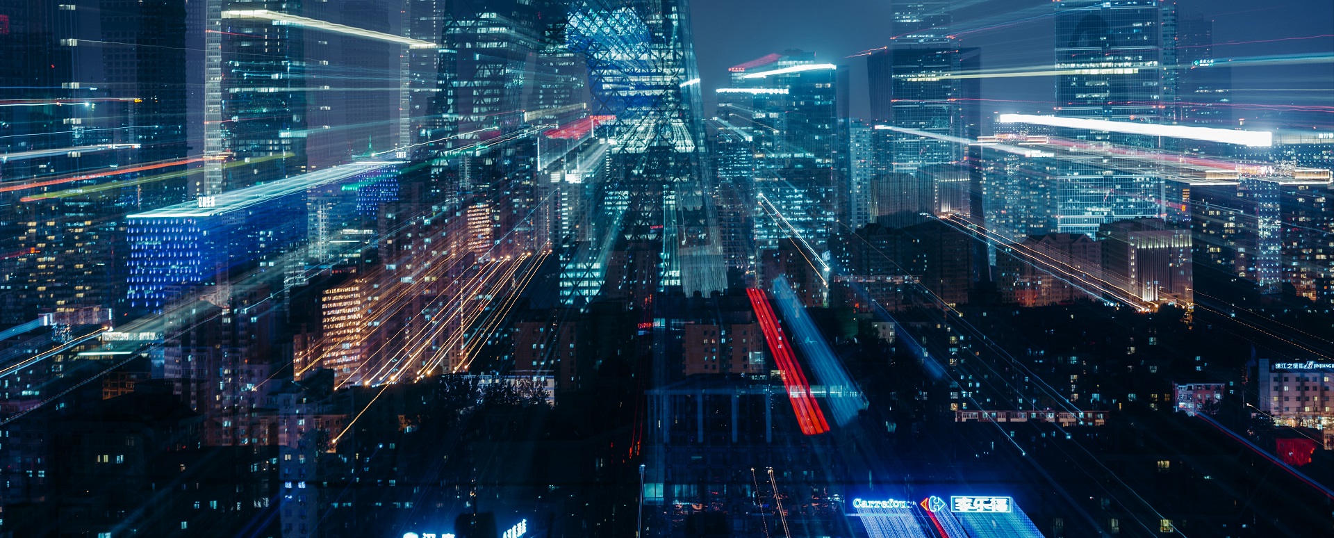 City in Blur Motion